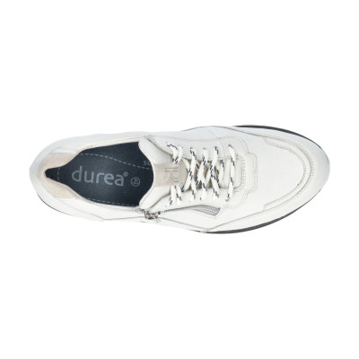 Durea witte sneaker 6263 wijdte G bij Krisman & Westeneng