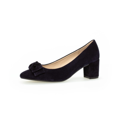 Gabor damespump op hoge hak | 81.451.16 atlantik | donkerblauwe pumps
