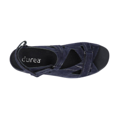Durea sandaal 7258 blauw H-wijdte bij Krisman & Westeneng