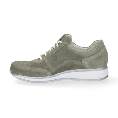 Durea sneaker E-wijdte 6263 khaki bij Krisman & Westeneng