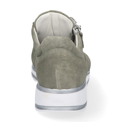 Durea sneaker E-wijdte 6263 khaki bij Krisman & Westeneng
