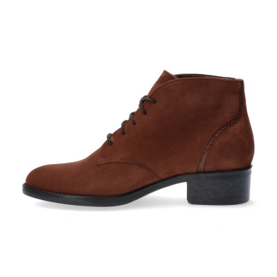 Durea veterlaarsje 9738 whisky suede H-wijdte bij Krisman & Westeneng