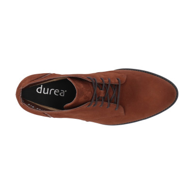 Durea veterlaarsje 9738 whisky suede H-wijdte bij Krisman & Westeneng