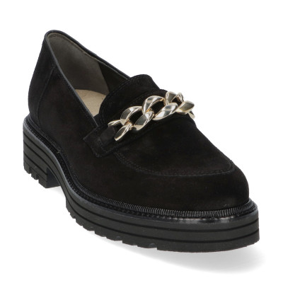 Durea instapper 5748 zwart suede bij Krisman & Westeneng