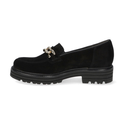 Durea instapper 5748 zwart suede bij Krisman & Westeneng