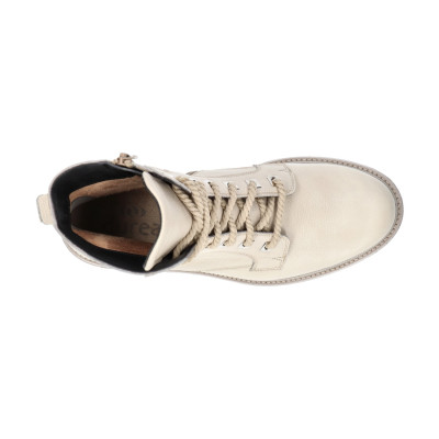Durea veterlaars 9758 beige leer, wijdte G bij Krisman & Westenegn