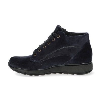 Blauw Durea veterboot 9763 H-wijdte bij Krisman & Westeneng