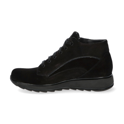 Durea zwart boot 9763 zwart suede G-wijdte bij Krisman & Westeneng