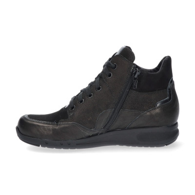 Durea dames hoge veterschoen 9735 688 K-wijdte