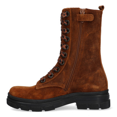 Twins veterlaars 322675 cognac suede wijdte 5 bij Krisman & Westeneng