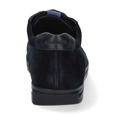 blauw suede Gijs sneaker H-wijdte 2090 bij Krisman&Westeneng