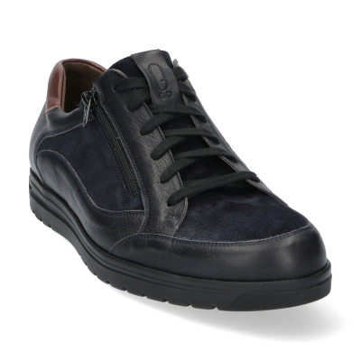 Gijs sneaker 2112 K-wijdte blauw bij Krisman & Westeneng