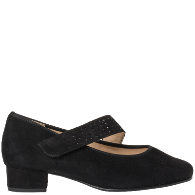 Hassia pump 302452 blauw K-wijdte bij Krisman & Westeneng