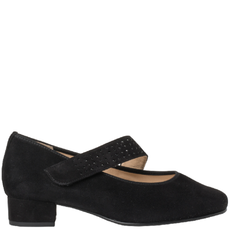 Hassia pump 302452 blauw K-wijdte bij Krisman & Westeneng