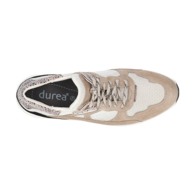 Durea sneaker 6283 wijdte G walnoot bij Krisman&Westeneng