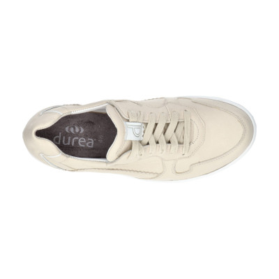 Durea sneaker 6275 beige wijdte G bij Krisman & Westeneng