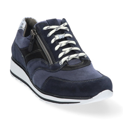 Durea wijdte K 6279 blauwe sneaker bij Krisman&Westeneng