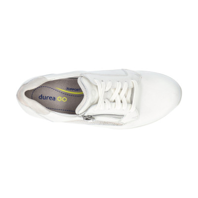 Durea Go sneaker 6271 wit wijdte H  bij Krisman&Westeneng