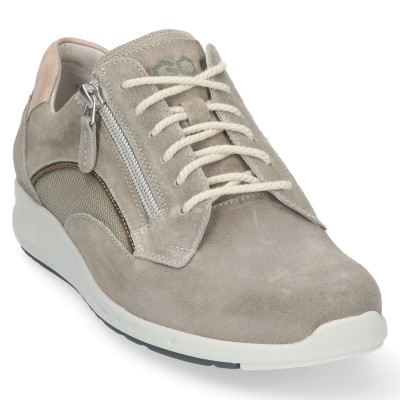 Durea Go 6271 taupe sneaker wijdte H bij Krisman&Westeneng