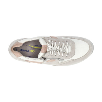 Durea Go 6260 sneaker offwhite wijdte H bij Krisman & Westeneng