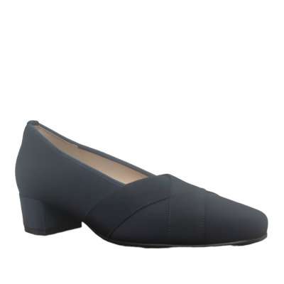 Hassia pump 303319 Evelyn wijdte J blauw bij Krisman & Westeneng