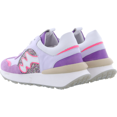 Piedro sneaker 1117610110 wijdte 5 lila combi bij Krisman&Westeneng