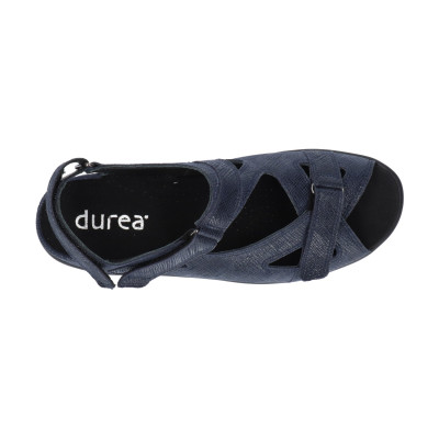Durea sandaal wijdte K blauw 9528 bij Krisman&Westeneng