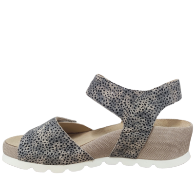 Durea sandaal 7404 taupe H-wijdte bij Krisman&Westeneng