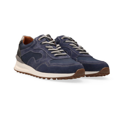 Australina sneaker Odysey mid blue bij Krisman&Westeneng