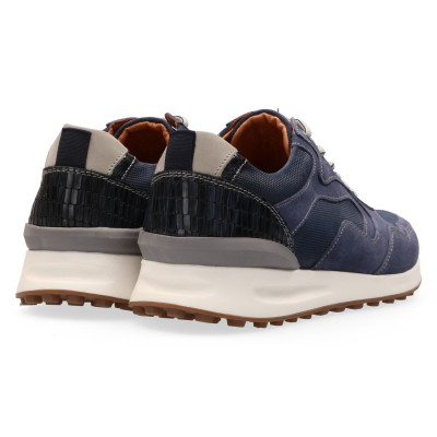 Australina sneaker Odysey mid blue bij Krisman&Westeneng