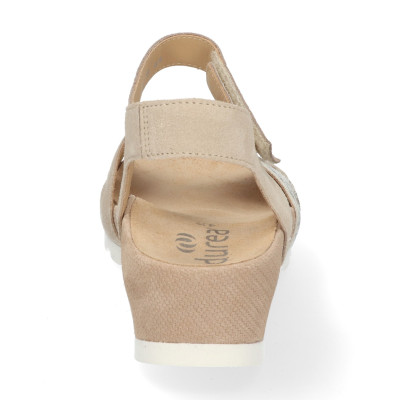 Durea sandaal 7403 beige wijdte H bij Krisman&Westeneng