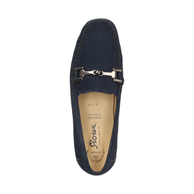 Sioux mokassin Cortizia 68741 blauw wijdte H bij Krisman&Westeneng