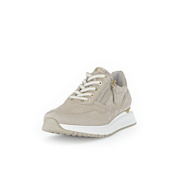 Gabor beige sneaker H-wijdte 46.448.33 bij Krisman&Westeneng