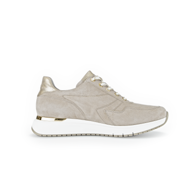 Gabor beige sneaker H-wijdte 46.448.33 bij Krisman&Westeneng