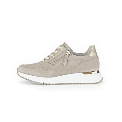 Gabor beige sneaker H-wijdte 46.448.33 bij Krisman&Westeneng