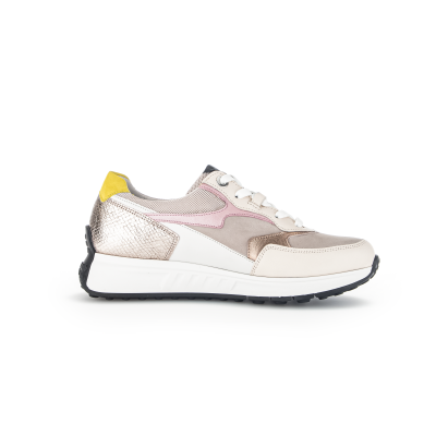 Gabor sneaker 26.426.53 H-wijdte beige combi bij Krisman&Westeneng