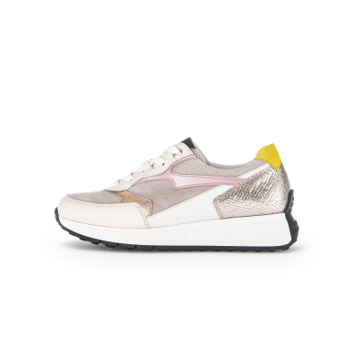 Gabor sneaker 26.426.53 H-wijdte beige combi bij Krisman&Westeneng