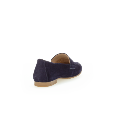 Gabor blauw suede instapper 45.213.16 bij Krisman&Westeneng