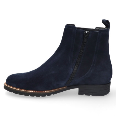 Durea blauw suede laarsje H-wijdte 9775 bij Krisman&Westeneng