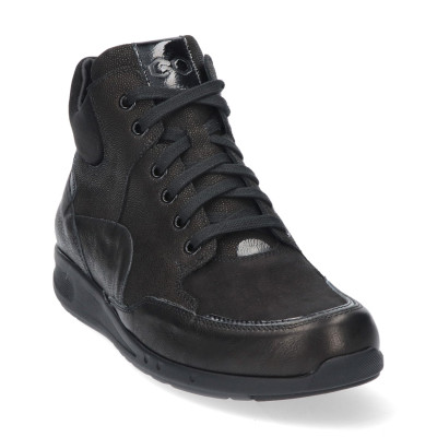 Durea Go wijdte G veterboot zwart 9936 bij Krisman&Westeneng