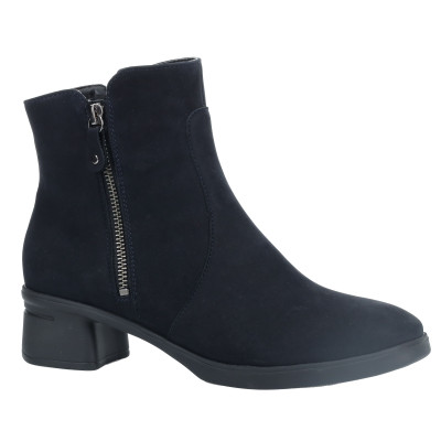 Hartjes dames kort laarsje op hak 1721902/20 Blues boot G-wijdte