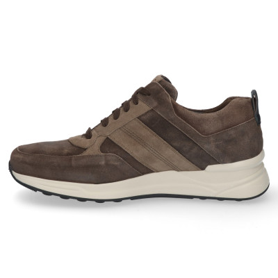 Gijs sneaker wijdte H taupe suede 2120 bij Krisman&Westeneng