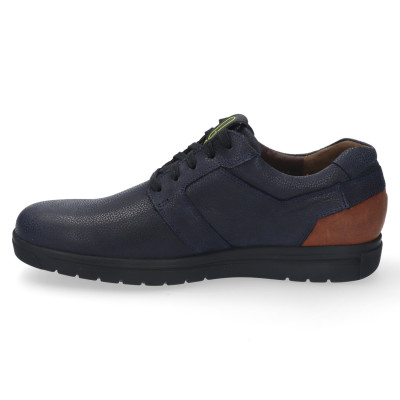 Gijs sneaker wijdte K d.blauw/cognac 2054 bij Krisman&Westeneng
