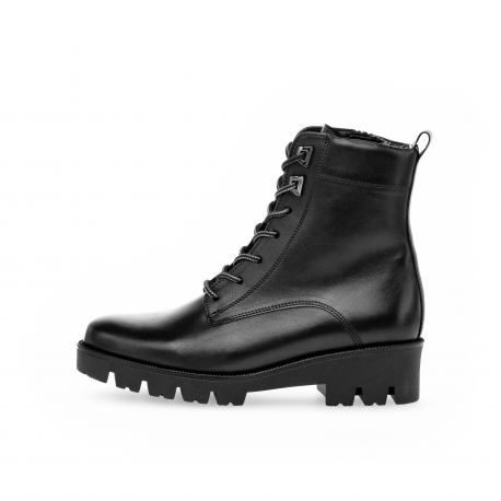 Gabor veterlaarsje zwart leer H-wijdte 32.776 bij Krisman&Westeneng