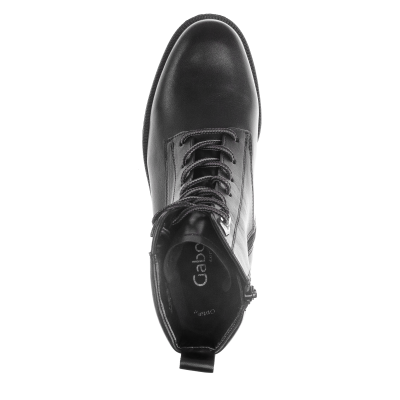 Gabor veterlaarsje zwart leer H-wijdte 32.776 bij Krisman&Westeneng