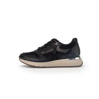 Gabor zwarte sneaker wijdte H 36.446.17 bij Krisman&Westeneng