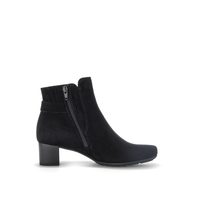 Gabor laarsje op hak zwart suede 32.824.47 bij Krisman&Westeneng