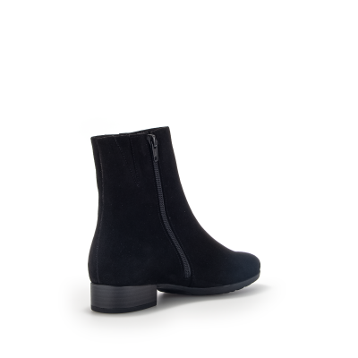 Gabor laarsje zwart suede  H-wijdte 32.711.47 bij Krisman&Westeneng