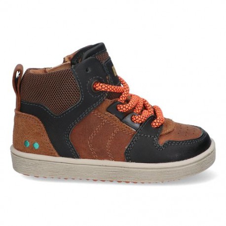 Bunnies veterboot zwart/bruin combi Pascal Pit bij Krisman&Westeneng