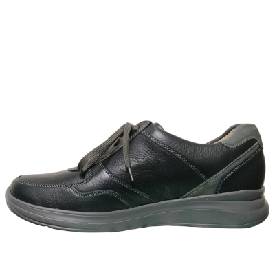 Ganter sneaker donkerblauw leer wijdte H 257421 bij Krisman &Westeneng